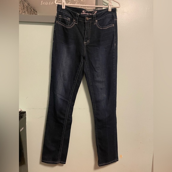 Seven7 slimming straight jeans size 10 - Picture 2 of 10